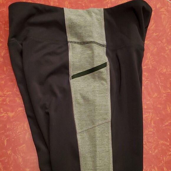 Champion Leggings Black Gray L - Picture 4 of 7